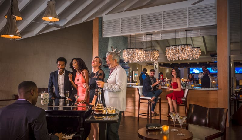 Sandals Barbados-Piano Bar